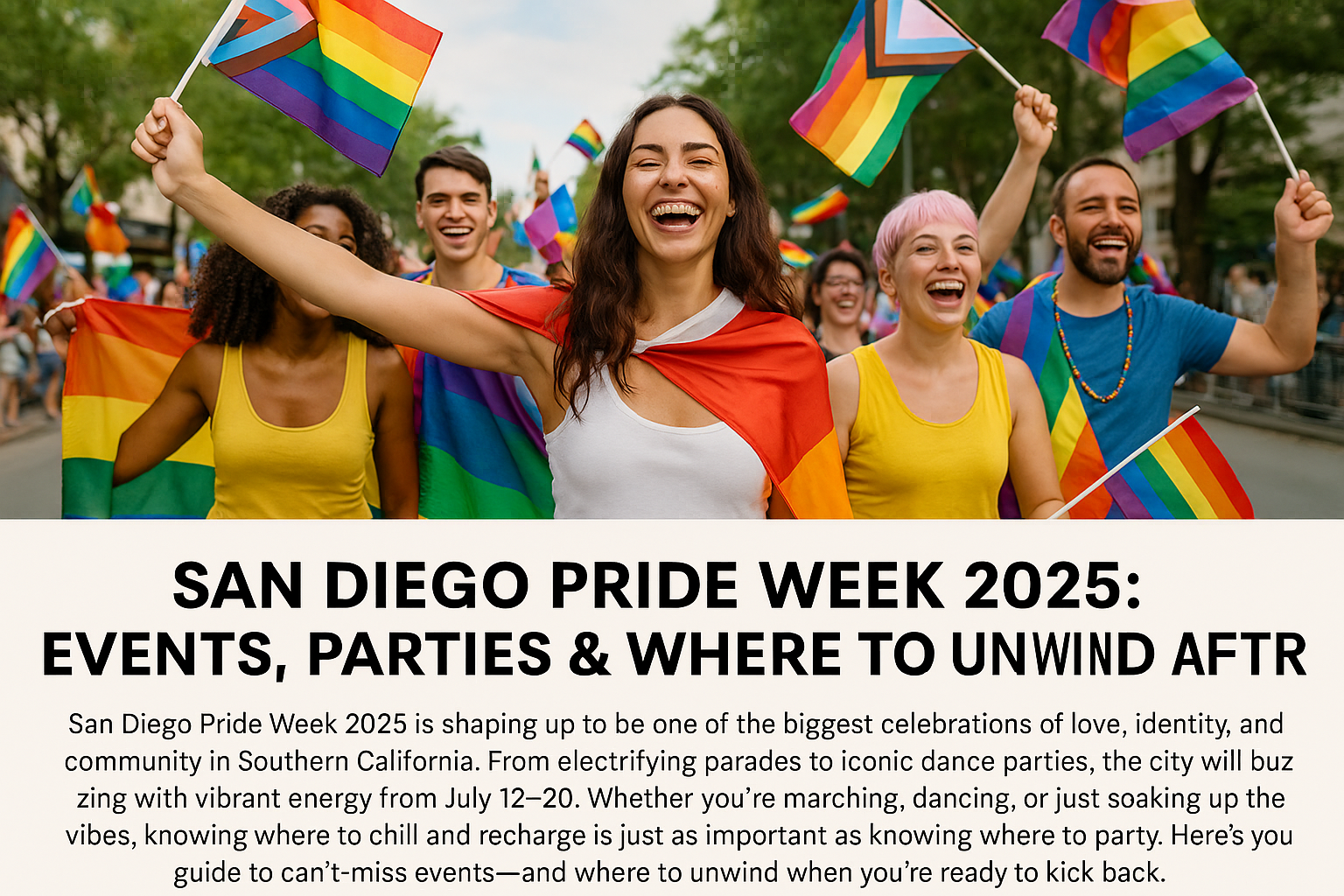 San Diego Pride Week 2025: Events, Parties & Where to Unwind After