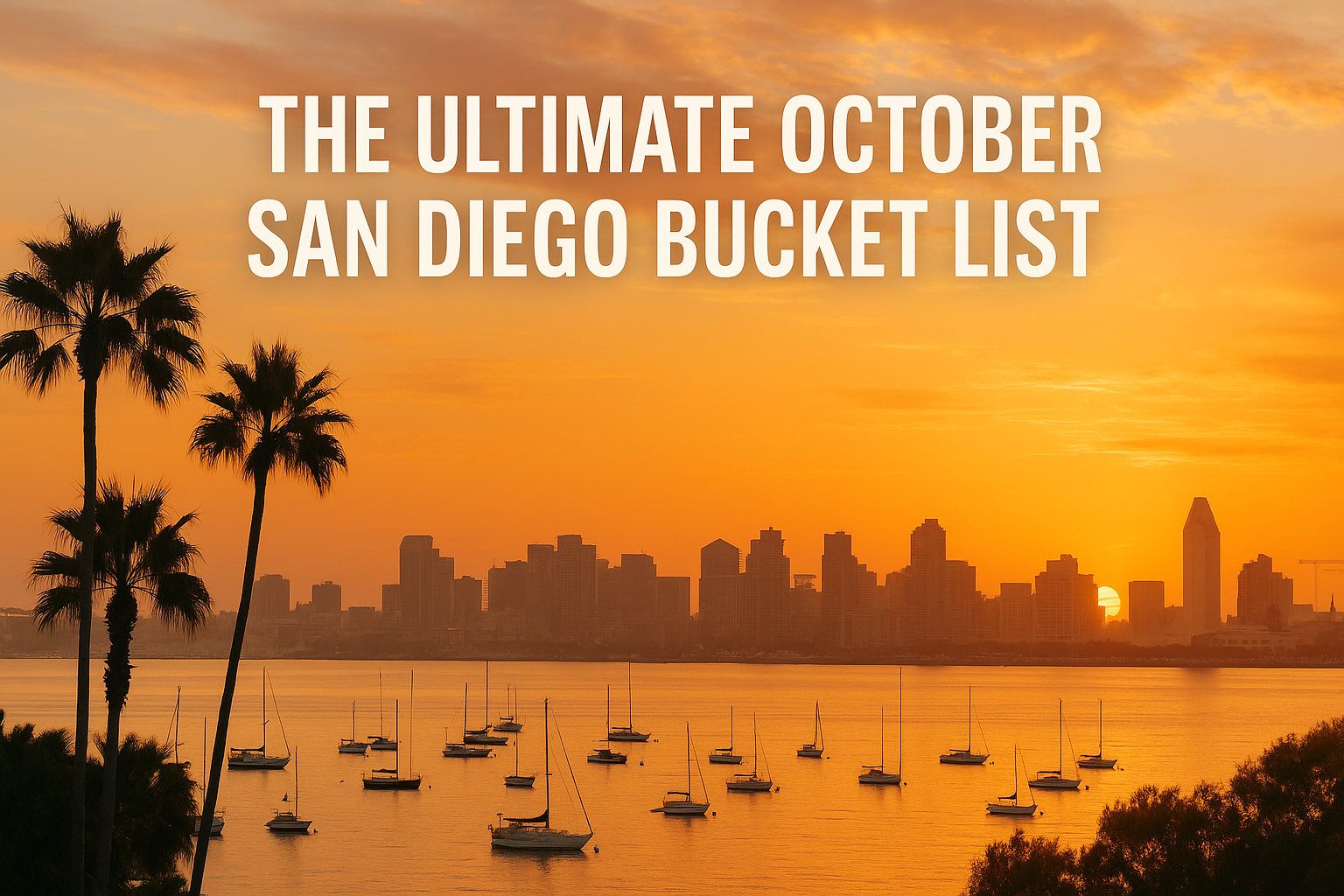 The Ultimate October San Diego Bucket List
