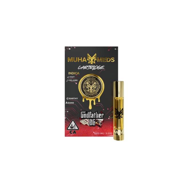 MUHA MEDS | GODFATHER OG | 510 CARTRIDGE | 1G