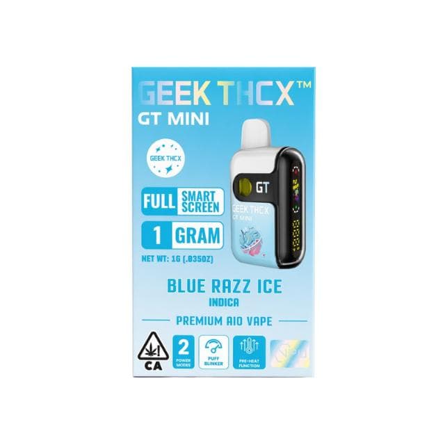 GEEK THCX | BLUE RAZZ ICE | AIO | 1G