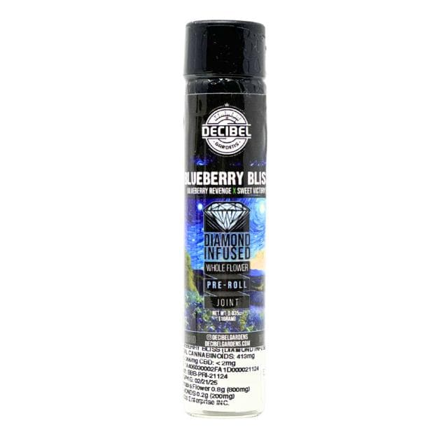 DECIBEL GARDENS | BLUEBERRY BLISS | INFUSED PREROLL | 1G