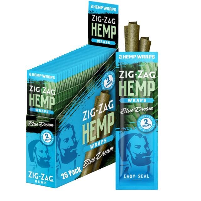 ZIG ZAG | BLUE DREAM | HEMP WRAPS | 2PK
