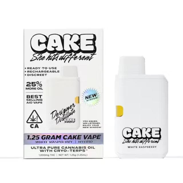 CAKE | WHITE RASPBERRY | 1.25G AIO