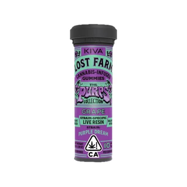 LOST FARM | GRAPE X PURPLE DREAM GUMMIES | 100MG | 10 PACK