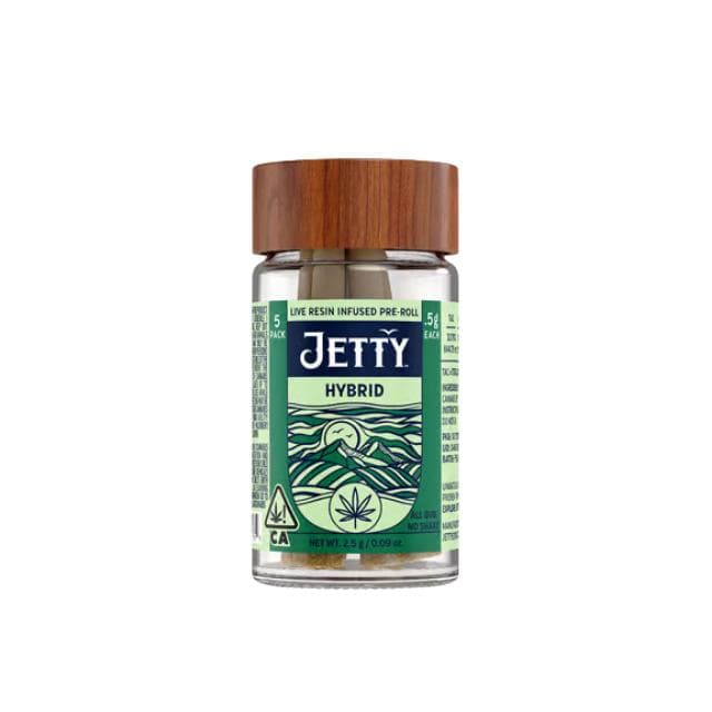 JETTY | WHITE COOKIES X LAMB'S BREATH | LR INFUSED PREROLLS | 5PK