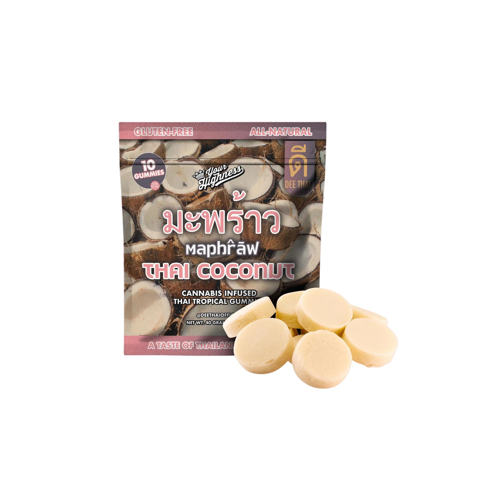 DEE THAI | THAI COCONUT | 100MG | 10PACK