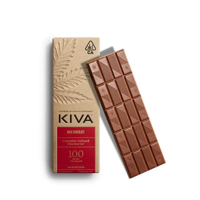 KIVA | MILK CHOCOLATE | 100MG
