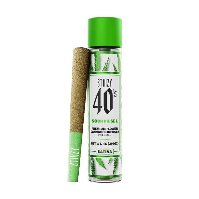 STIIIZY 40'S | SOUR DIESEL | 1G PREROLL