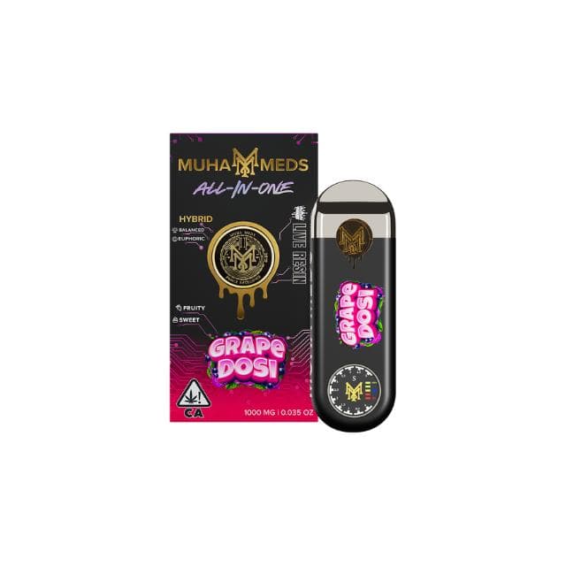 MUHA MEDS | GRAPE DOSI | LIVE RESIN AIO | 1G