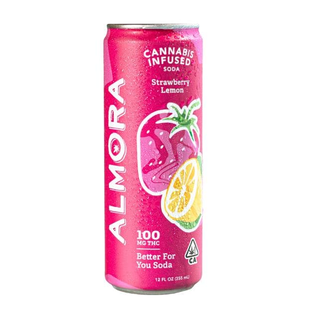 ALMORA | STRAWBERRY LEMONADE SODA | 100MG