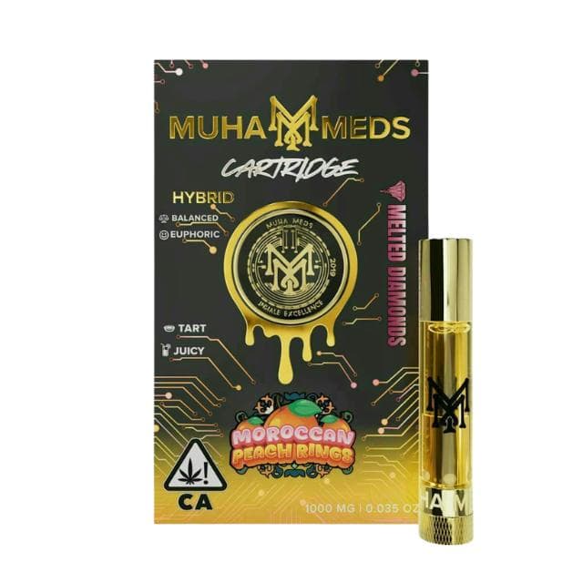 MUHA MEDS | MOROCCAN PEACH RINGS | DIAMONDS | 1G