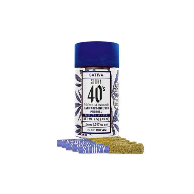STIIIZY 40'S | BLUE DREAM | 2.5G | 5PK PREROLLS