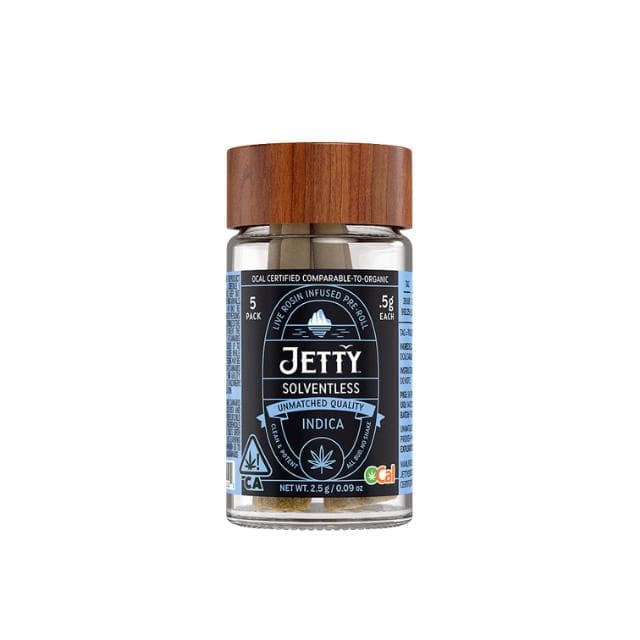 JETTY | GURPLE X GG4 | SOLVENTLESS INFUJSED PREROLLS | 5PK