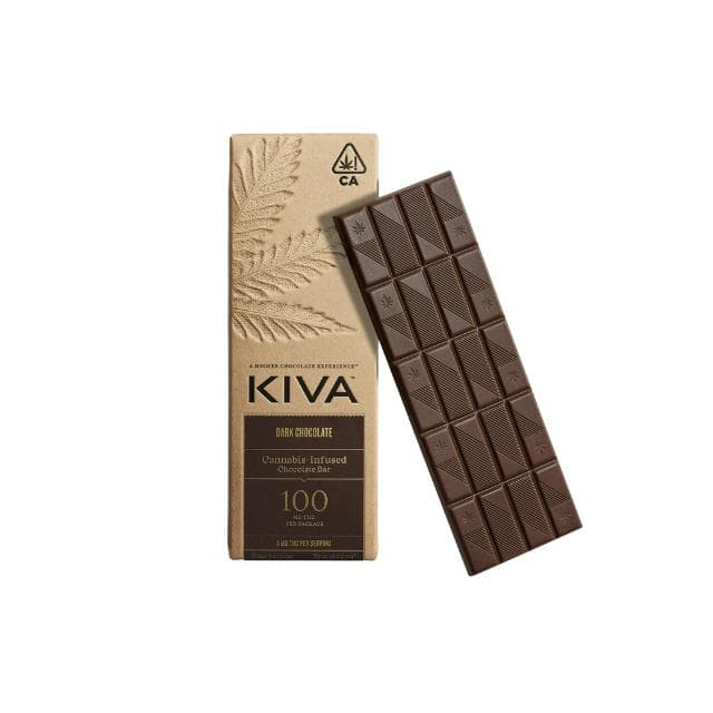 KIVA | DARK CHOCOLATE | 100MG